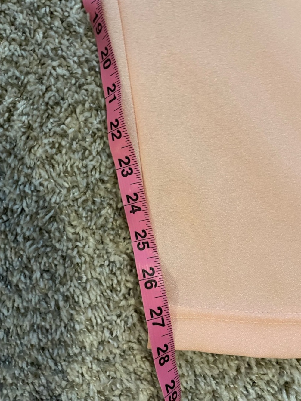 Peach Embroidered Button-Up Blouse with matching Pants - Picture 5 of 6